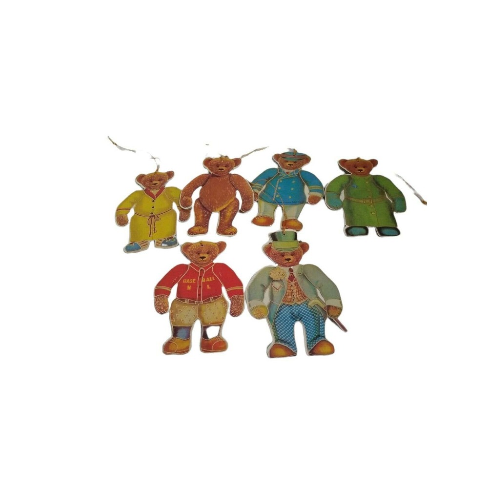 Vintage 1983 Merrimack Bears Hanging Christmas Ornament 6